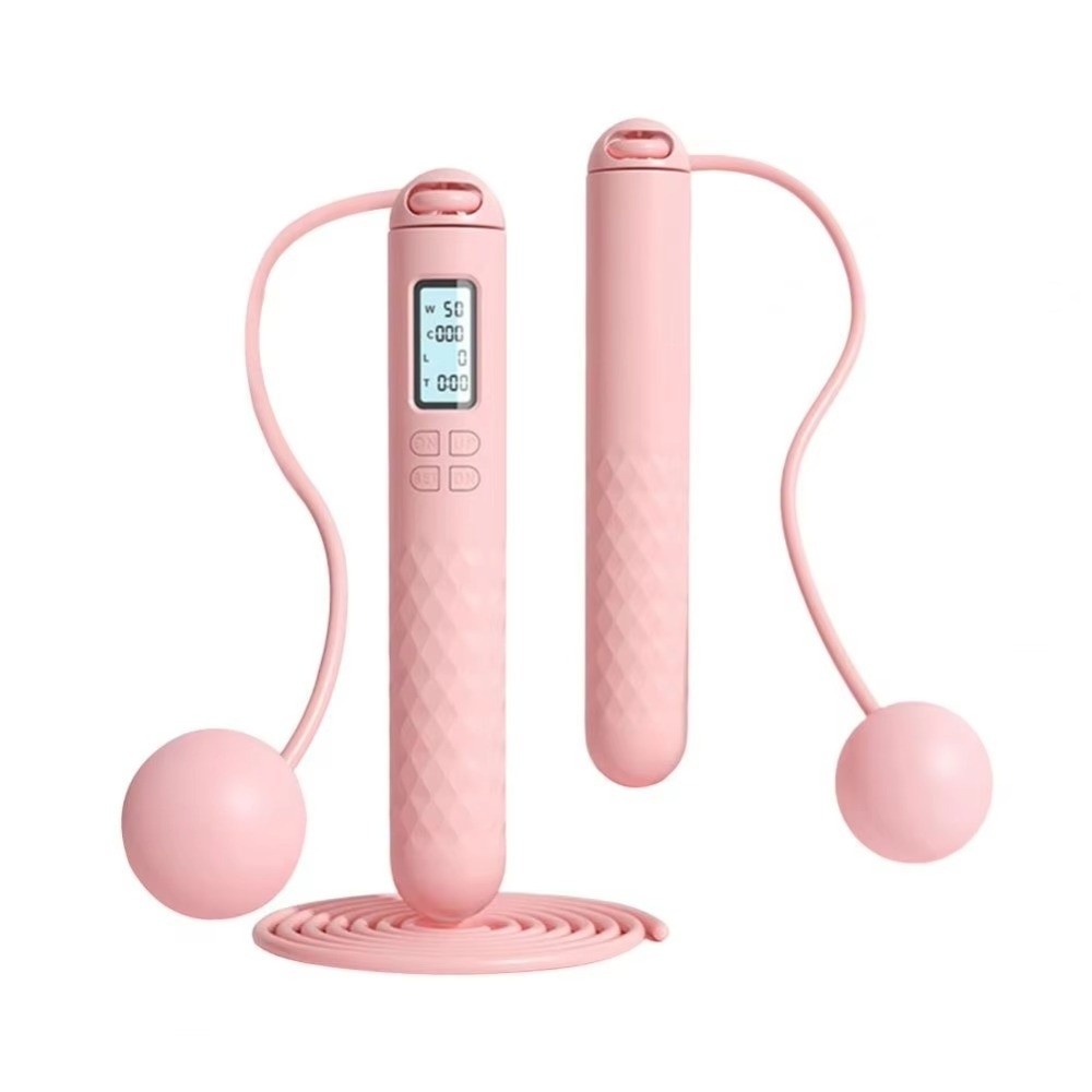 持ち運び可能なコードレス・ロープレス・ジャンプロープ。カウン - Smart Jump Rope Digital Counter のレビューと価格