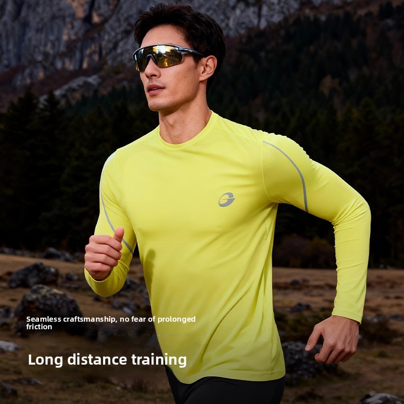 秋/冬 ランニング 長袖 スポーツシャツ トレーニングウェア - Hiking のレビューと価格